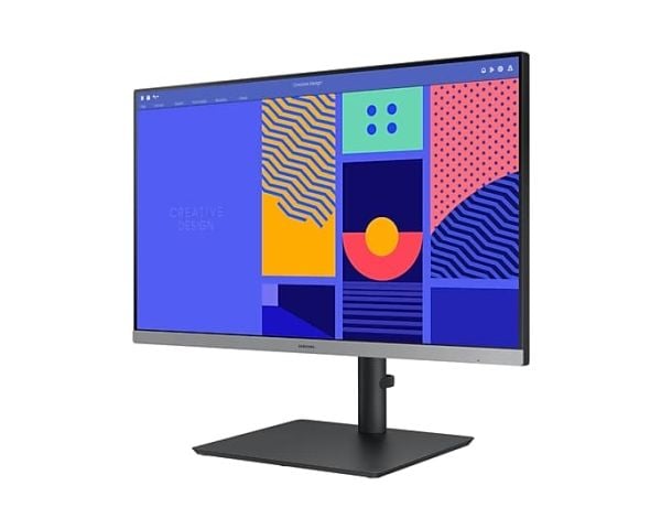 Samsung S24C432GAU - C432 Series - LED-skjerm - 24" - 1920 x 1080 Full HD (1080p) @ 100 Hz - IPS - 250 cd/m² - 1000:1 - 4 ms - HDMI, VGA, DisplayPo...