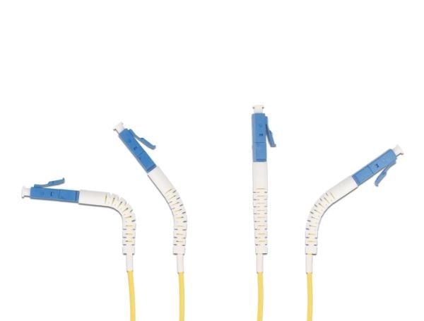 Delock - Nettverkskabel - LC-enkeltmodus (hann) vinklet til LC-enkeltmodus (hann) vinklet - 0.5 m - fiberoptisk - dupleks - 9 / 125 micron - OS2 - ...