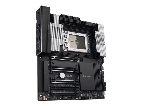 ASUS PRO WS TRX50-SAGE WIFI - Hovedkort - SSI CEB - Socket sTR5 - AMD TRX50 Chipset - USB 3.2 Gen 1, USB 3.2 Gen 2, USB-C 3.2 Gen 2x2 - 10 Gigabit ...
