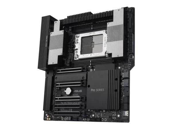 ASUS PRO WS TRX50-SAGE WIFI - Hovedkort - SSI CEB - Socket sTR5 - AMD TRX50 Chipset - USB 3.2 Gen 1, USB 3.2 Gen 2, USB-C 3.2 Gen 2x2 - 10 Gigabit ...