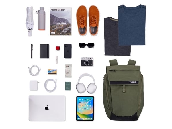 Thule Paramount PARABP3216 Soft Green, Urban, Unisex, 40,6 cm (16"), Notebook-rom, Vanntett, Nylon, Polyester