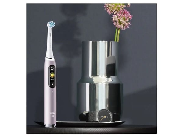 Oral-B Tannbørste iO Series 9 Duo Magnetannbørste 2 stk. Sort Onyx/Rose Quartz + ekstra hode