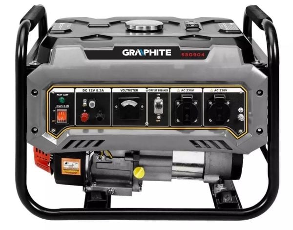 Generaattori 2,2 kW 12/230 Grafiitti
