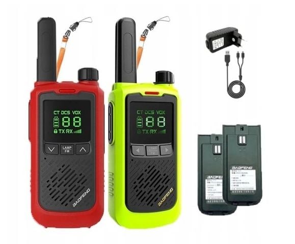 Baofeng BF-T17 Czarna 2-pak walkie talkie