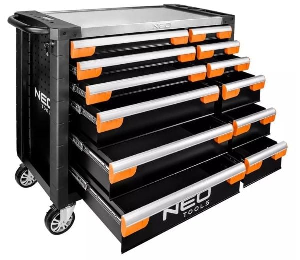 Neo Tools PRO verkstadsskåp 12 lådor