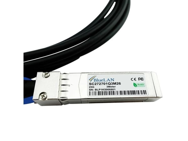 BlueOptics MCP2M00-A00A-BL, 0,5 m, SFP28, SFP28, Hanstik/Hanstik