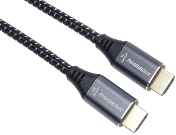 PREMIUMCORD-kabel HDMI 2.1 High Speed + Ethernet-kabel 8K@60Hz, gullbelagte kontakter, 3 m (kphdm21s3)
