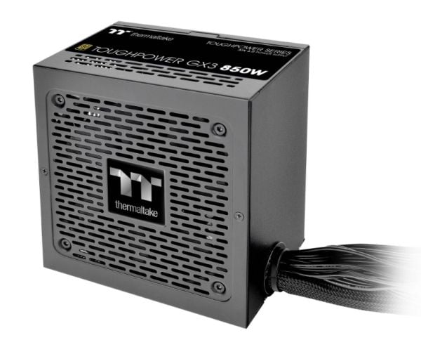 Thermaltake ToughPower GX3 - Strømforsyning (intern) - ATX12V 3.0/ EPS12V - 80 PLUS Gold - AC 100-240 V - 850 watt - svart