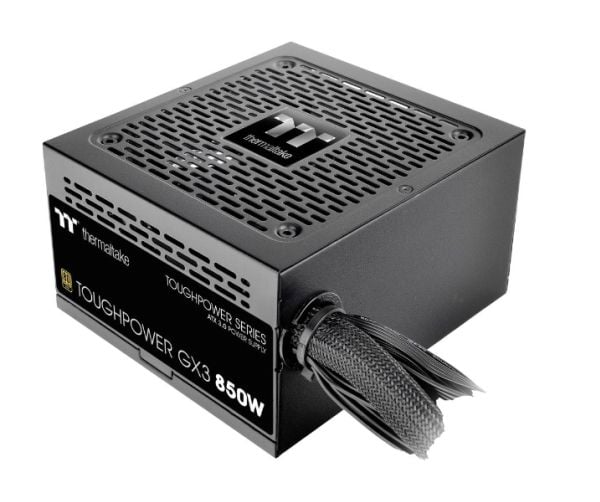 Thermaltake ToughPower GX3 - Strømforsyning (intern) - ATX12V 3.0/ EPS12V - 80 PLUS Gold - AC 100-240 V - 850 watt - svart