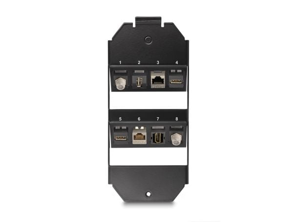Delock Keystone Bracket 8 portti lattiasäiliölle
