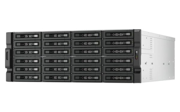QNAP TL-R2400PES-RP - Harddiskarray - 24 brønner (SATA-600) - PCIe x8 (ekstern) - kan monteres i rack - 4U