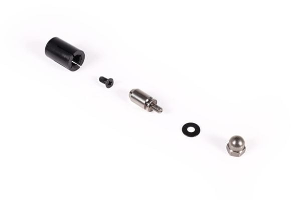 Alphacool 15724, Asennussarja, musta, Ruostumaton teräs, 17 mm, 4 g