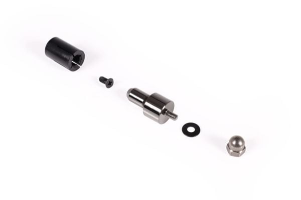 Alphacool 15725, Asennussarja, musta, Ruostumaton teräs, 25 mm, 10 g