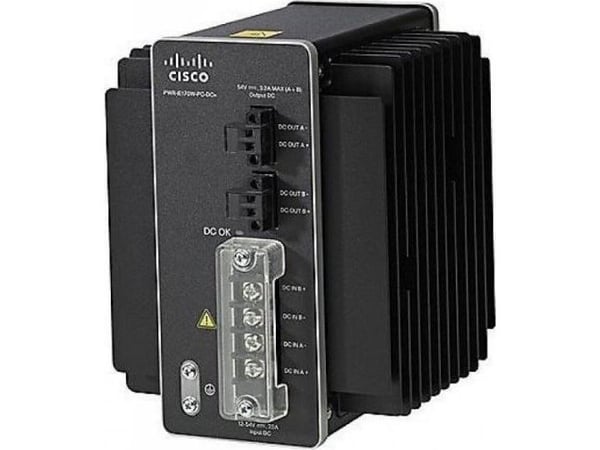 Cisco AC-DC Power Module for POE solution - Strømadapter (DIN-skinnemonterbar) - AC 90 - 264/ DC 106 - 300 V - 170 watt - for Industrial Ethernet 4...