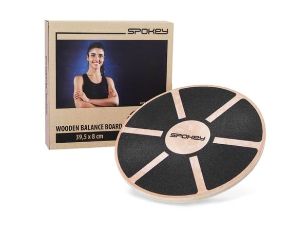 Spokey BALANCE BOARD, Balansebrett, Sort, 110 kg, Tre