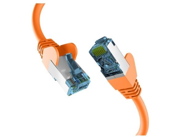 EFB Elektronik EC020200223, 2 m, Cat7, S/FTP (S-STP), RJ-45, RJ-45, Oransje