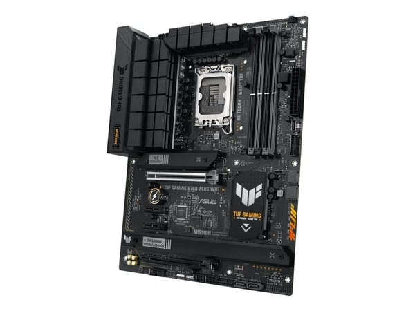 ASUS TUF GAMING B760-PLUS WIFI - Hovedkort - ATX - LGA1700-sokkel - B760 Chipset - USB-C 3.2 Gen 2x2, USB 3.2 Gen 2, USB 3.2 Gen 1, USB-C 3.2 Gen2 ...