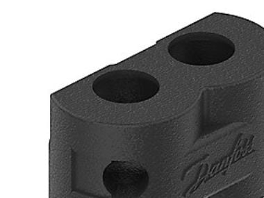 Danfoss JIP isoleringskappe - DN20 tvillingventil dobbeltrør
