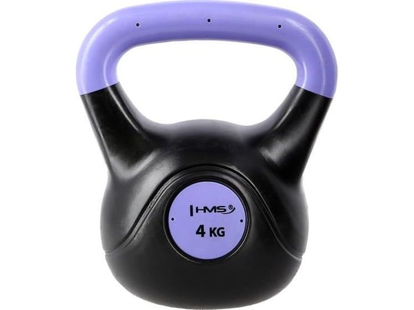 Kettlebell HMS bituminøs 4 kg Kettlebell HMS bituminøs 4 kg