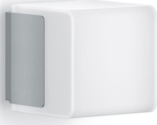 STEINEL L 835 LED iHF, Vegglys, Sølv, Hvit, Plast, IP44, II, IK03
