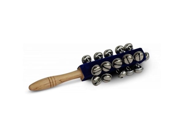 Klockvinkel med 21 klockor musikinstrument, blå 25 cm