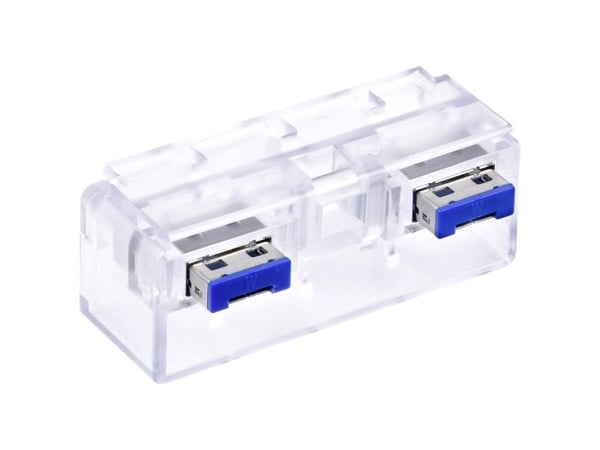 Smartkeeper CSK-NM10/P4, Portblokker, RJ-45, Gjennomsiktig, Plast, 1 stykker, 60 mm