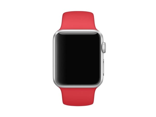 Apple 38mm Sport Band - ranneke älykellolle - punainen - Watch Hermès Series 7, Hermès Series 9, SE 3, Series 10, Series 11, Series 8, Series 9, Se...