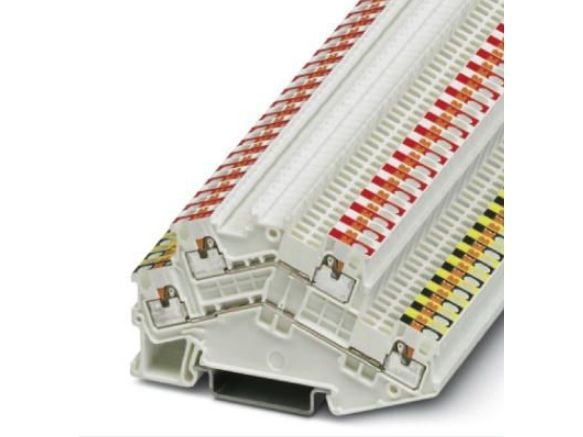 Phoenix 3214663 PTTBS 1.5/S-KNX Kaksikerroksinen pääte KNX musta/punainen ja valkoinen/keltainen 1 kpl (3214663)