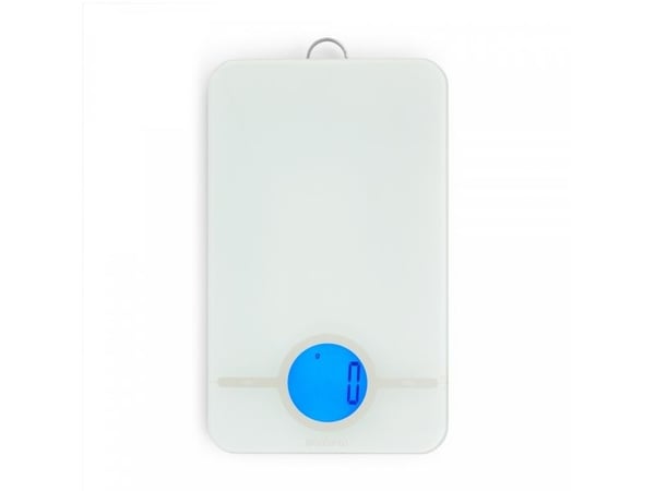 Brabantia Tasty+, Elektronisk köksvåg, 5 kg, 1 g, Grå, Glas, Plast, Glas