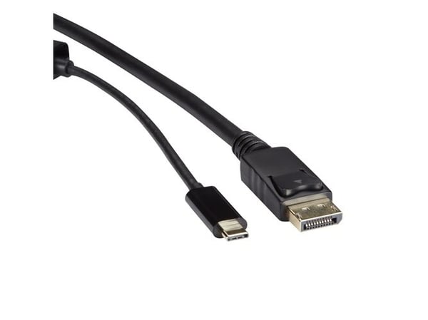 Black Box VA-USBC31-DP12M-010, 3 m, USB Type-C, DisplayPort, Uros, Uros, Suora