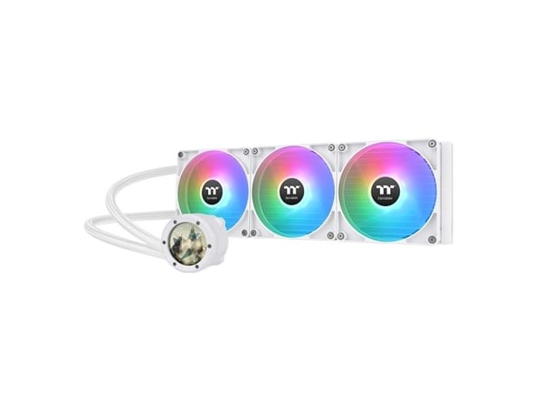 Thermaltake TH420 V2 Ultra ARGB Sync - Snow Edition - væskekjølesystem for prosessor - Radiatorstørrelse: 420 mm - (for: LGA1156, AM2, AM2+, AM3, L...