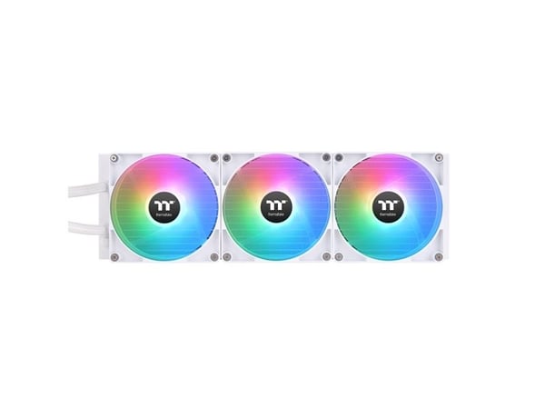 Thermaltake TH420 V2 Ultra ARGB Sync - Snow Edition - væskekjølesystem for prosessor - Radiatorstørrelse: 420 mm - (for: LGA1156, AM2, AM2+, AM3, L...
