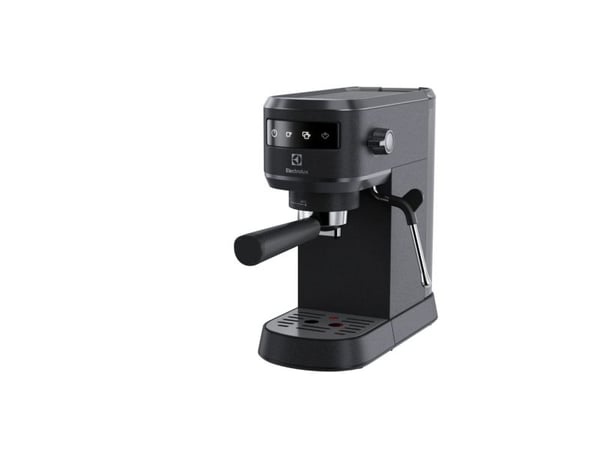 Electrolux E6EC1-6BST, Espressokone, 1 L, Kahvinappi, Jauhettu kahvi, 1450 W, Musta