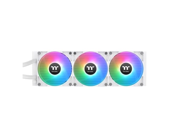 Thermaltake TH360 V2 ARGB. Type: Væskekjøling, Viftediameter: 36 cm, Maksimal luftmengde: 57,05 cfm, Minimum lufttrykk: 2,23 mmH2O, Lagertype: Hydr...