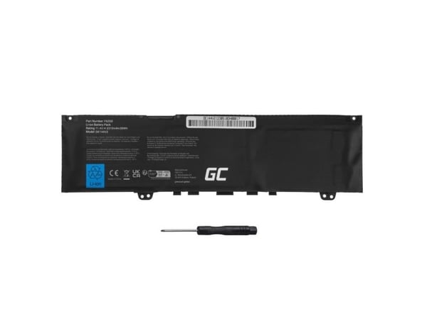 Green Cell - Batteri til bærbar PC (tilsvarer: Dell F62G0) - litiumpolymer - 3-cellers - 2200 mAh - svart
