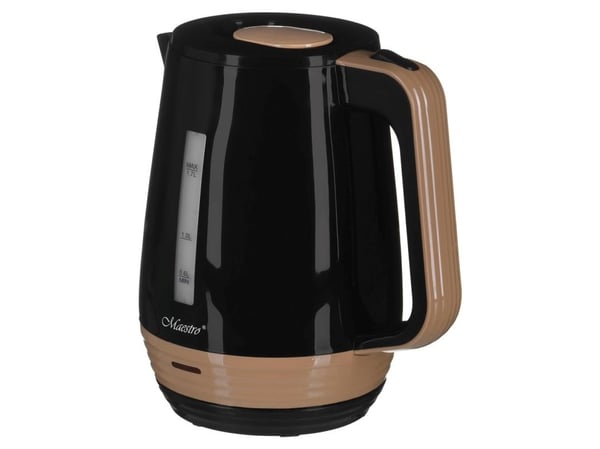 Feel-Maestro MR033 black, 1,7 l, 2200 W, Sort, Plast, Vannivåindikator, Overopphetingsbeskyttelse