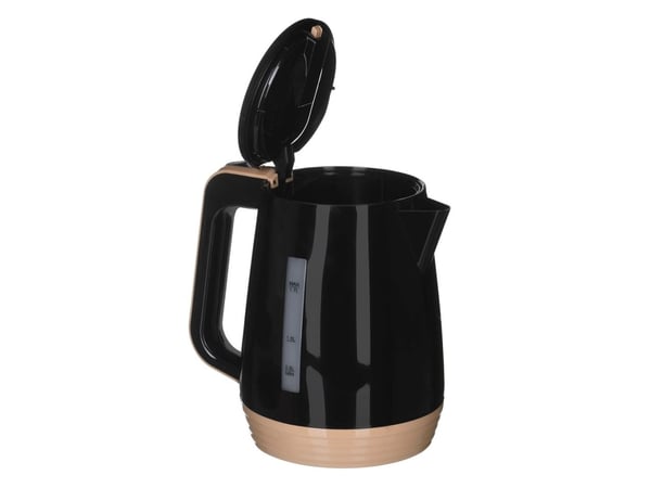Feel-Maestro MR033 black, 1,7 l, 2200 W, Sort, Plast, Vannivåindikator, Overopphetingsbeskyttelse