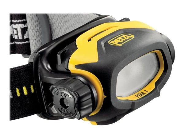 Petzl PIXA 1 - Hodelykt - LED - 3-modus - svart/gul