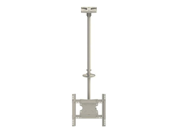 Multibrackets M Public 3000 - Monteringssats (takmontering) - för platt panel - medel, enkel - stål - vit, RAL 9016 - skärmstorlek: 32"-55"