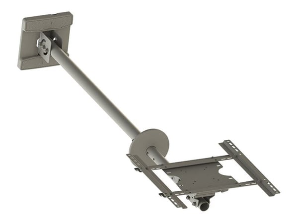 Multibrackets M Public 3000 - Monteringssats (takmontering) - för platt panel - medel, enkel - stål - vit, RAL 9016 - skärmstorlek: 32"-55"