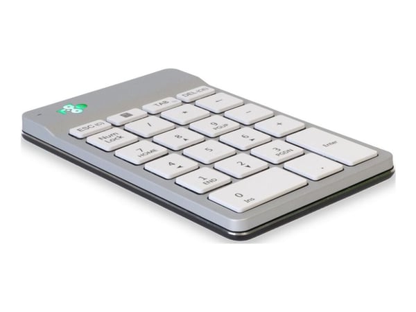 R-Go Numeric keyboard Compact break - Tastegruppe - trådløs - Bluetooth 5.0 - hvit