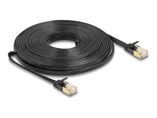 Delock - Nettverkskabel - RJ-45 (hann) til RJ-45 (hann) - 10 m - U/FTP - CAT 7 (kabel) / CAT 6a (kontakter) - uten hindringer, flat, robust latch -... Delock - Nettverkskabel - RJ-45 (hann) til RJ-45 (hann) - 10 m - U/FTP - CAT 7 (kabel) / CAT 6a (kontakter) - uten hindringer, flat, robust latch -...