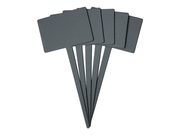 Skilt Securit Rektangel 18x8x0.3 cm 5 stk med Hvid tuschpen,stk