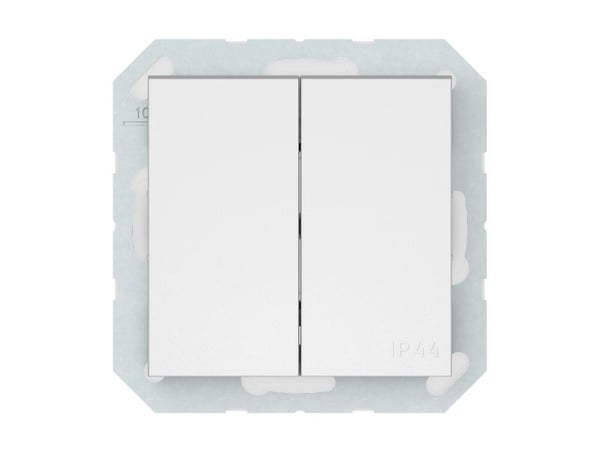 SWITCH 2GANG WMAT IP44 P510-020-04 QR