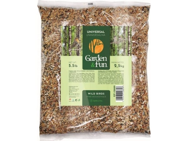 Garden&amp;Fun Universal Vapaa-ajan lintujen ruokaa - 4 vuodenaikaa 2,5 kg