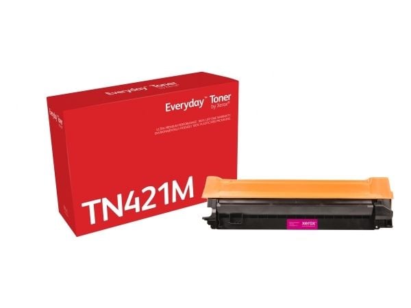 Everyday™ Magenta Toner by compatible with Brother TN-421M, Standard capacity, 1800 sivua, Magenta, 1 kpl