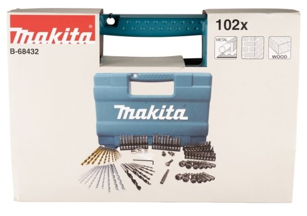 Makita B-68432, bor, borsett, metall, stein, tre, 3, 4, 5, 6, 8, 10 mm, 1, 1,5, 2, 2,5, 3, 3,5, 4, 4,5, 5, 5,5, 6 , 6,5, 7 mm, 3, 4, 5, 5,5, 6, 7, ...