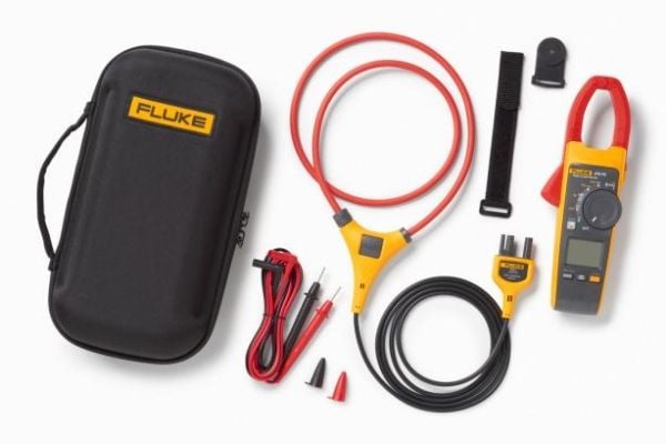 Fluke 376 FC, LCD, CAT III 1000V, CAT IV 600V, 395 g, Gult