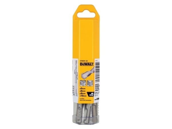 Betoniporanterä Dewalt SDS + poranterät 5-10mm 5kpl 5kpl