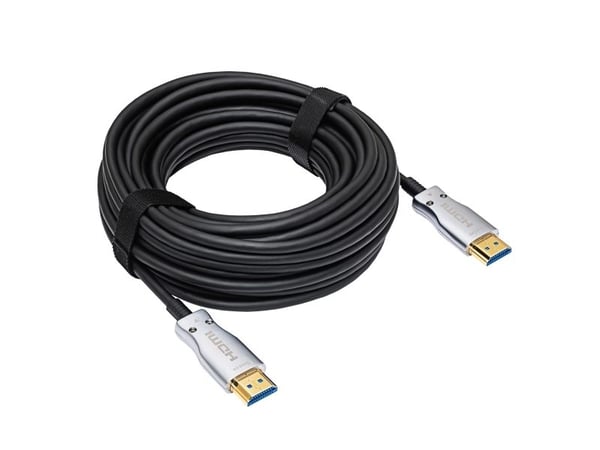 Akyga AK-HD-100L, 10 m, HDMI-tyyppi A (vakio), HDMI-tyyppi A (vakio), 3D, 48 Gbit/s, musta, Hopea
